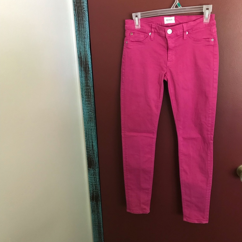 Hudson Pink Jeans Made In Usa